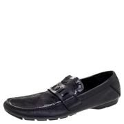 Pre-owned Canvas flats Versace Pre-owned , Black , Dames