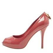 Pre-owned Leather heels Louis Vuitton Vintage , Pink , Dames