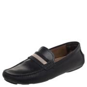 Pre-owned Leather flats Bally Pre-owned , Black , Dames
