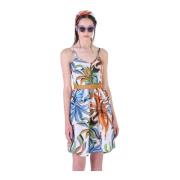 Gedrukte korte jurk Silvian Heach , Multicolor , Dames