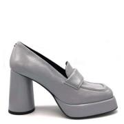 Grijze Patentleren Loafer Halmanera , Gray , Dames