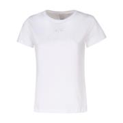Katoenen T-shirts en Polos Pinko , White , Dames