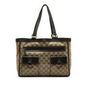 Pre-owned Leather gucci-bags Gucci Vintage , Brown , Dames