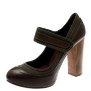 Pre-owned Fabric heels Chloé Pre-owned , Brown , Dames