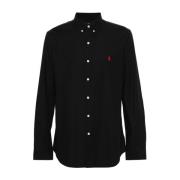 Zwarte Button-Down Shirt met Handtekening Pony Polo Ralph Lauren , Bla...
