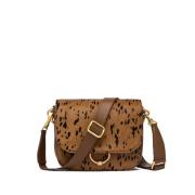 MEG Cavallino Spot Crossbody Tas Gianni Chiarini , Brown , Dames