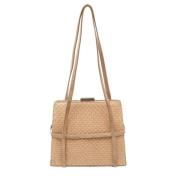 Pre-owned Suede shoulder-bags Bally Pre-owned , Beige , Dames