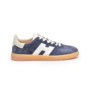 Coole Blauwe Suède Sneakers Hogan , Multicolor , Heren