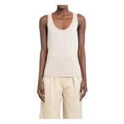 Beige Cashmere Tank Top Max Mara , Beige , Dames