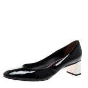 Pre-owned Leather heels Fendi Vintage , Black , Dames