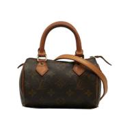 Pre-owned Canvas louis-vuitton-bags Louis Vuitton Vintage , Brown , Da...