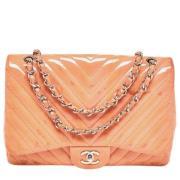 Pre-owned Leather chanel-bags Chanel Vintage , Pink , Dames