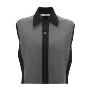 Gelaagde Polo Vest JW Anderson , Gray , Dames