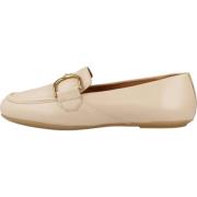 Stijlvolle Palmaria Loafers voor Vrouwen Geox , Beige , Dames