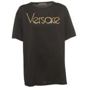 Pre-owned Cotton tops Versace Pre-owned , Black , Dames
