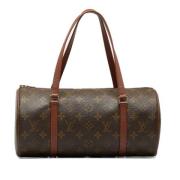 Pre-owned Canvas handbags Louis Vuitton Vintage , Brown , Dames