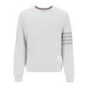Cotton 4 Bar Sweatshirt Thom Browne , Gray , Heren