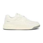 One Stud Leren Sneakers Valentino Garavani , White , Heren