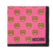 Sjaal met teddybeer motief Moschino , Pink , Unisex
