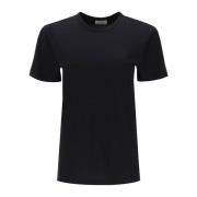 Organisch Katoenen Logo T-Shirt Isabel Marant , Black , Dames