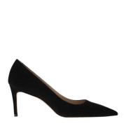 Stuart 75 - Suède pumps Stuart Weitzman , Black , Dames