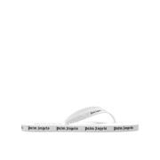 Rubberen Slip-On Flip Flop Slides Palm Angels , White , Dames