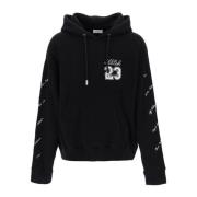 Skate Hoodie met 23 Logo Off White , Black , Heren