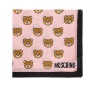 Sjaal met teddyberenmotief Moschino , Pink , Unisex