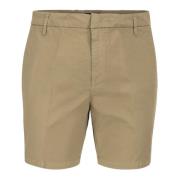 Manheim Bermuda Shorts van katoenmix Dondup , Beige , Heren