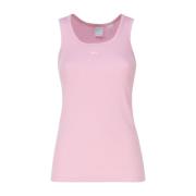 Katoen Elastan Top Pinko , Pink , Dames