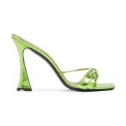 High Heel Sandals D'Accori , Green , Dames