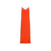 Maxi Jurk The Nina Studio , Orange , Dames