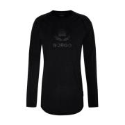 Siracusa Longlap Nero Nero T-shirt Borgo , Black , Heren