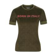 Fiorano Camo T-shirt Borgo , Green , Dames