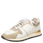 Pre-owned Leather sneakers Louis Vuitton Vintage , White , Dames