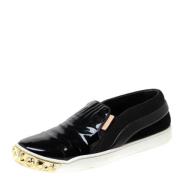 Pre-owned Suede flats Louis Vuitton Vintage , Black , Dames