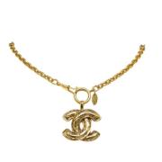 Pre-owned Yellow Gold necklaces Chanel Vintage , Yellow , Dames