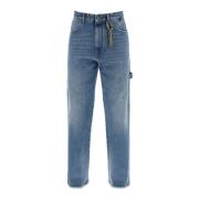 Baggy Fit Werkkleding Jeans Darkpark , Blue , Heren