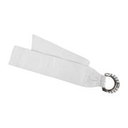 Prachtige Witte Kalfsleren Riem Tod's , White , Dames