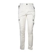 Cargo Broek met Verborgen Ritszakken Stone Island , White , Heren