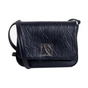 Elegante Zwarte Clutch Tas Armani Exchange , Black , Dames