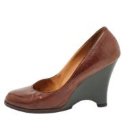 Pre-owned Leather heels Marni Pre-owned , Brown , Dames