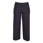 Stijlvolle Wijde Broek Vicario Cinque , Blue , Dames