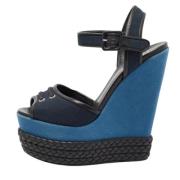 Pre-owned Canvas sandals Giuseppe Zanotti Pre-owned , Blue , Dames