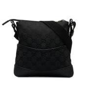 Pre-owned Leather shoulder-bags Gucci Vintage , Black , Dames