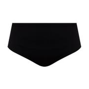 Geribbelde slips Balmain , Black , Dames