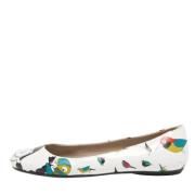 Pre-owned Leather flats Marc Jacobs Pre-owned , White , Dames