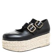 Pre-owned Leather flats Marni Pre-owned , Black , Dames