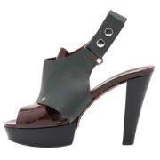 Pre-owned Leather heels Marni Pre-owned , Gray , Dames