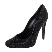 Pre-owned Suede heels Dior Vintage , Black , Dames